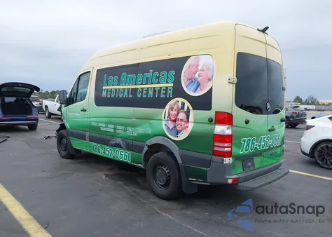 2016 Mercedes-Benz Sprinter 2500 Normal Roof from USA, damaged, VIN WDZPE7DD1GP295648